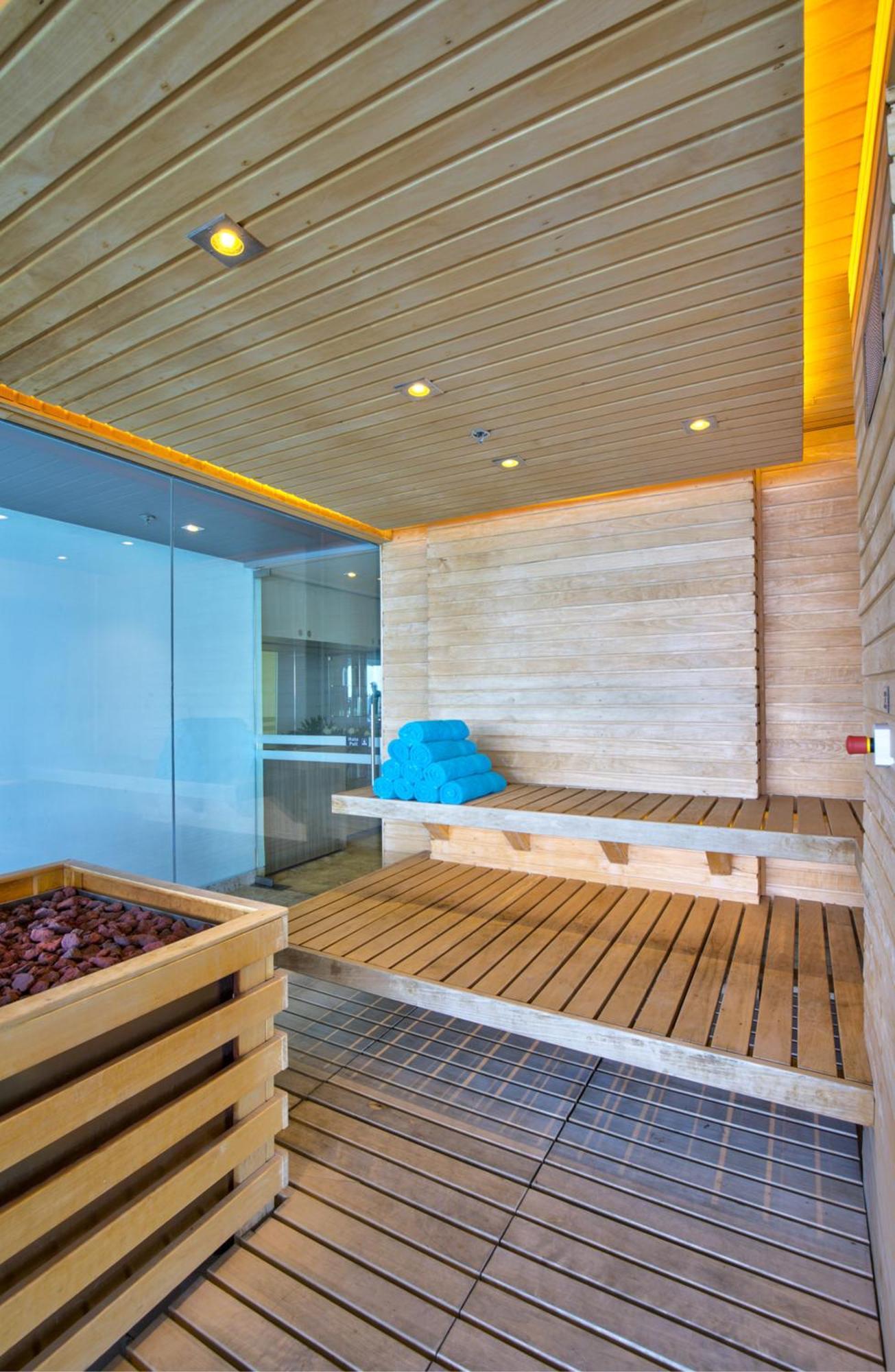 Estelar Cartagena De Indias Hotel Y Centro De Convenciones المظهر الخارجي الصورة A modern Finnish sauna